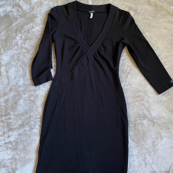 Black fitted Armani Dress, size S - Picture 2 of 5